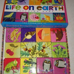 EeBoo Life on Earth Matching Game used in excellent condition